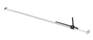 Heavy Duty Aluminum Round Cargo Bar 89 In. to 104 In. Silver
